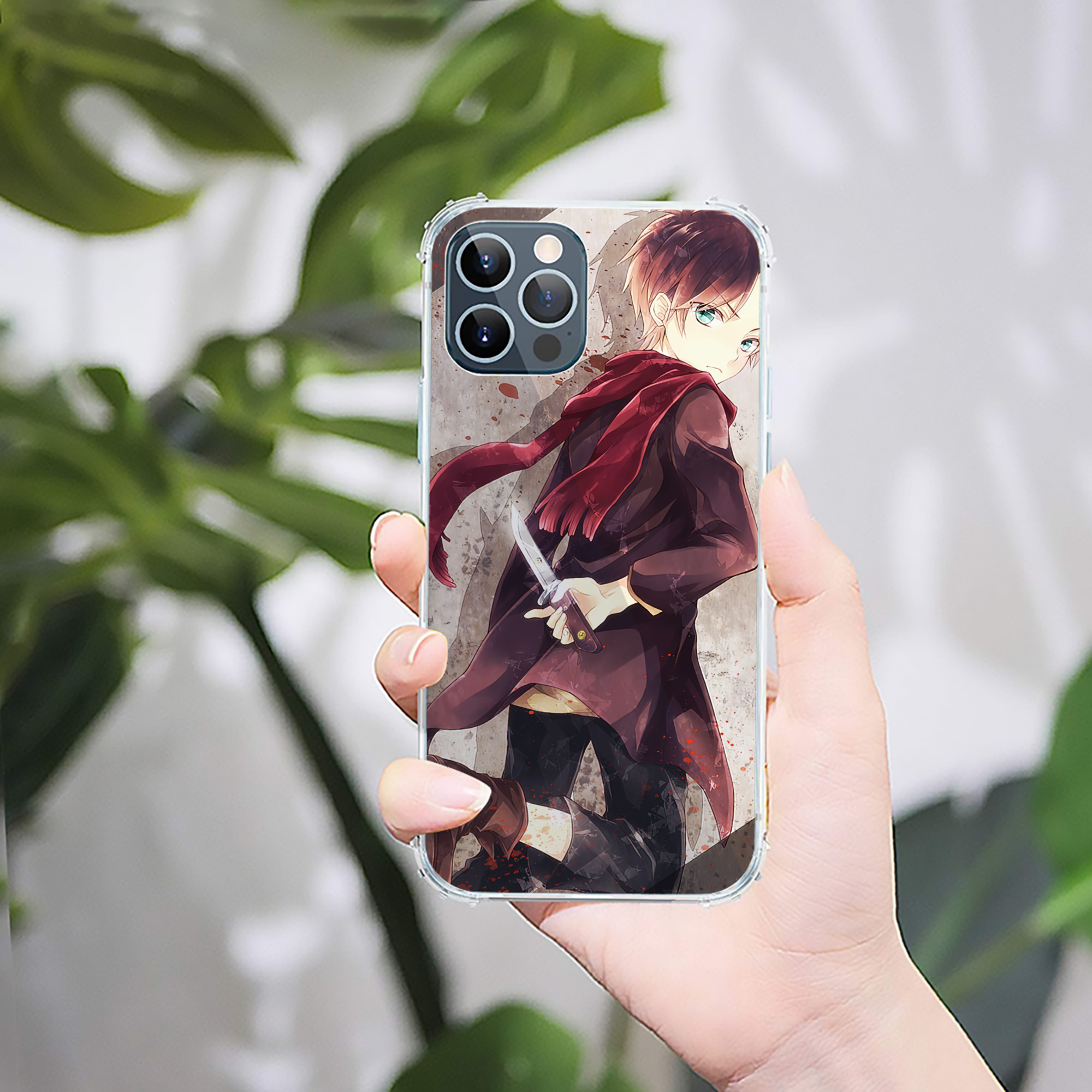 （画像用） 進撃の巨人 Attack on Titan 【iPhone 12シリーズ対応】透明スマホケース（クリアソフトケース）